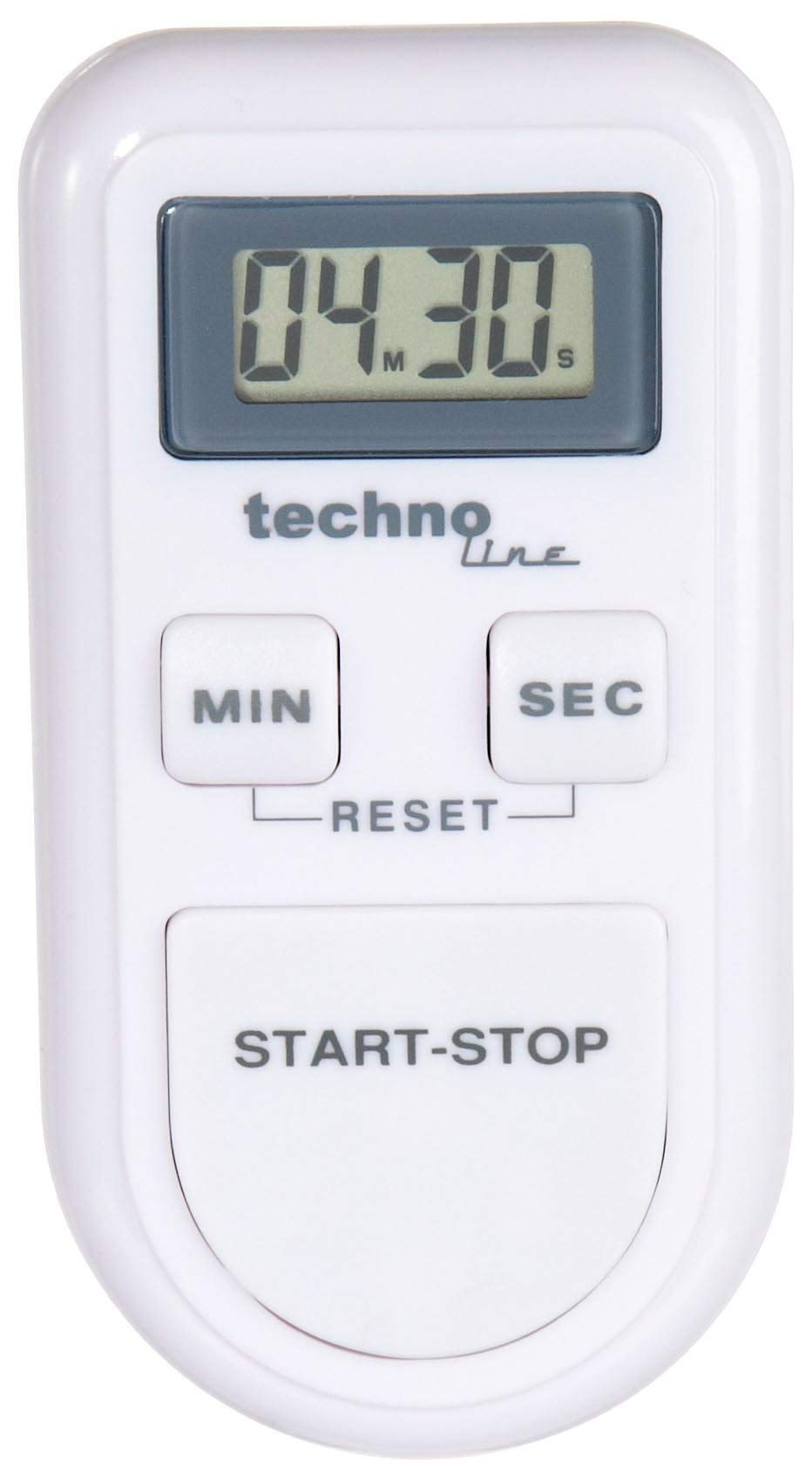 techno line Count Down Timer, White