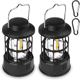 Flintronic Camping Lanterns 2 Pack Retro Battery Powered IPX4 Waterproof view 9