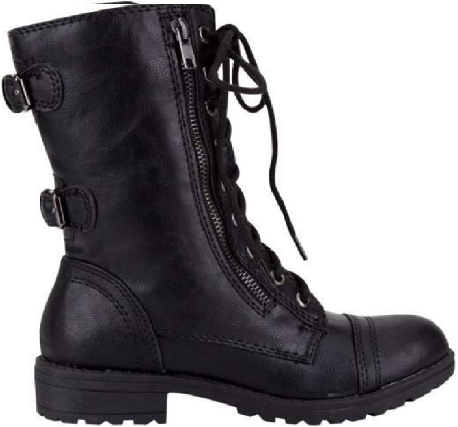 Pack 72 Little Girls Combat Lace Up Boots