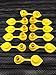 Mr. Yellow Cap 10pcs Gas Can Vents for Plastic Gas Cans - Yellow Plastic Can Vent Caps, Gas Breather Vent Kit for Blitz Gas Can, Gas Vent Cap for 5 Gallon Can Air Vent Kit for Gasoline & Water