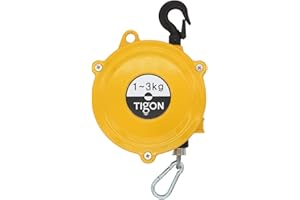 MIJIN Tigon TW-3 Spring Balancer, Tool Balancer with Steel Cable, (Load Capacity: 1-3 kg/2.2-6.6 lbs)