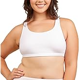 Leading Lady, Serena, Wireless Sports Bra for Women, Light Support, Racerback, Dual-Layer Cotton, Full Coverage, 38B-58G