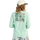 HUK Womens Pocket Tee, Comfortable Performance Fishing Long Sleeve T-Shirt with Chest Pocket for Women