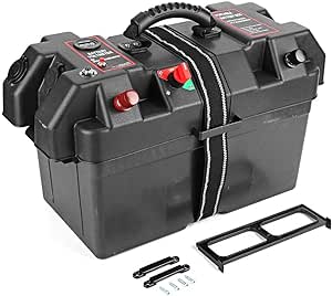 Akozon Accesorios de la caja de batería Plástico Minnkota ...
