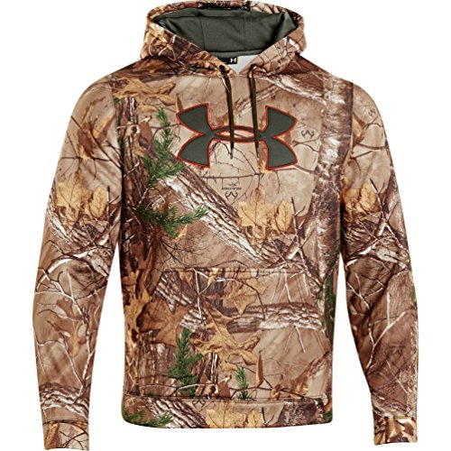 Under Armour Big Logo Camo Fleece Hooded Sweatshirt, RTAP EXTRA, M