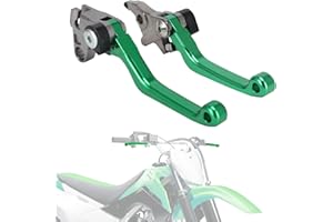 IUVWISN Motorcycle Brake Clutch Lever Pivot Levers Set Adjustable CNC for KLX 140 KLX140 08-21 KLX300R 20-24 KLX140L 08-20 KL
