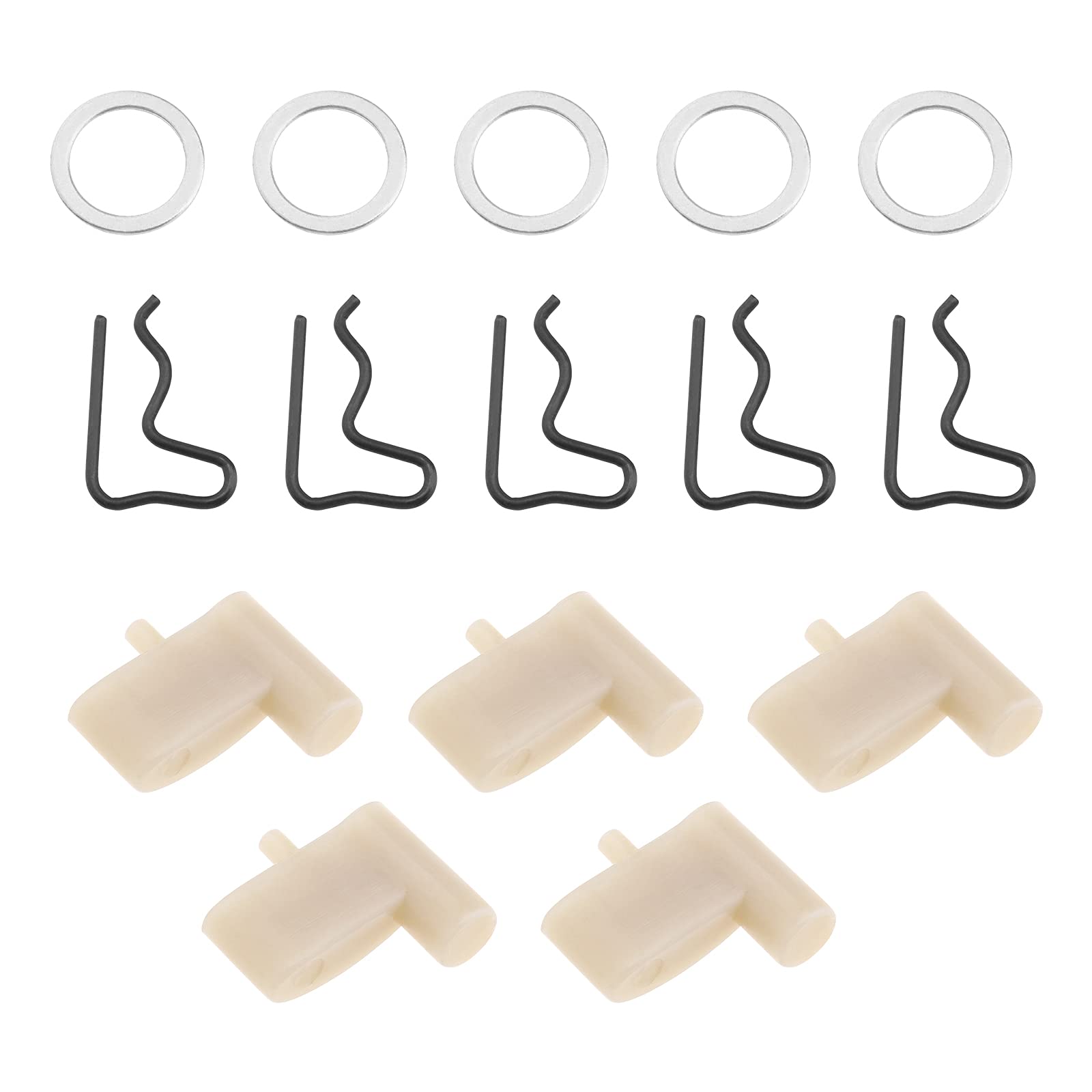 ECSiNG 5 Sets of Starter Recoil Pawl Kit 0000-195-7200 Compatible with Stihl S400 TS410 TS480i TS500i FS 120 FS 120 R FS 200 TS420 Cut Off Saws Replacement Parts