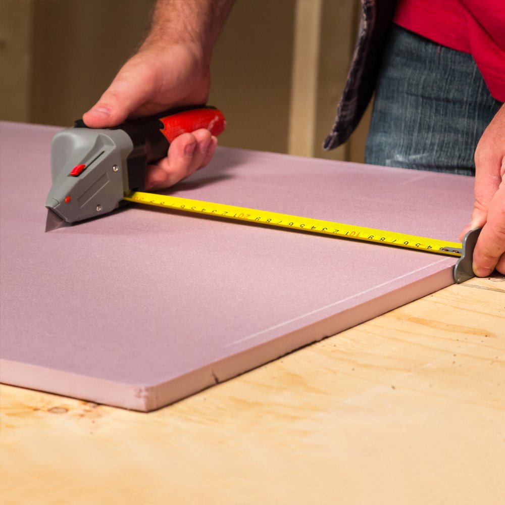 Drywall Axe Allinone Hand Tool With Measuring Tape and Utility Knife