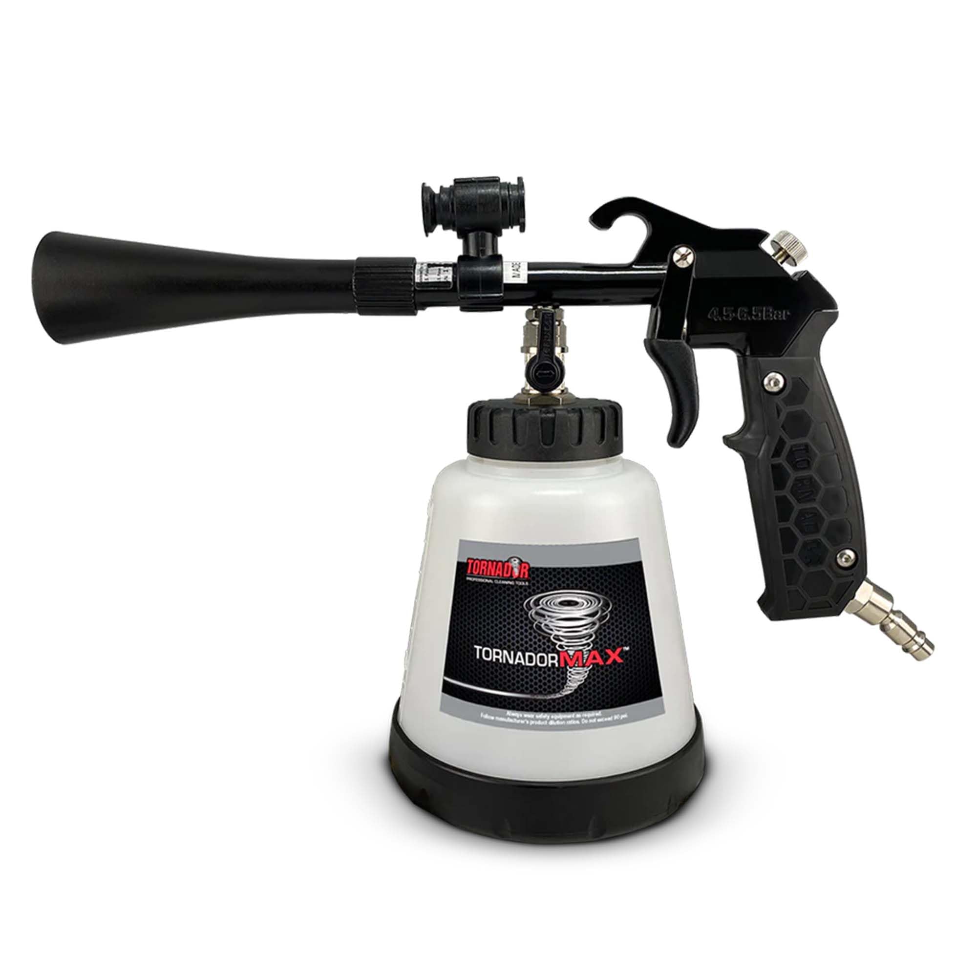 Photo 1 of Tornador Max Z-030 Cleaning Tool for Car Detailing | Patented Power Rotation | LED Light | Custom Grip | High-Pressure Air Cleaning Gun | 32oz Capacity