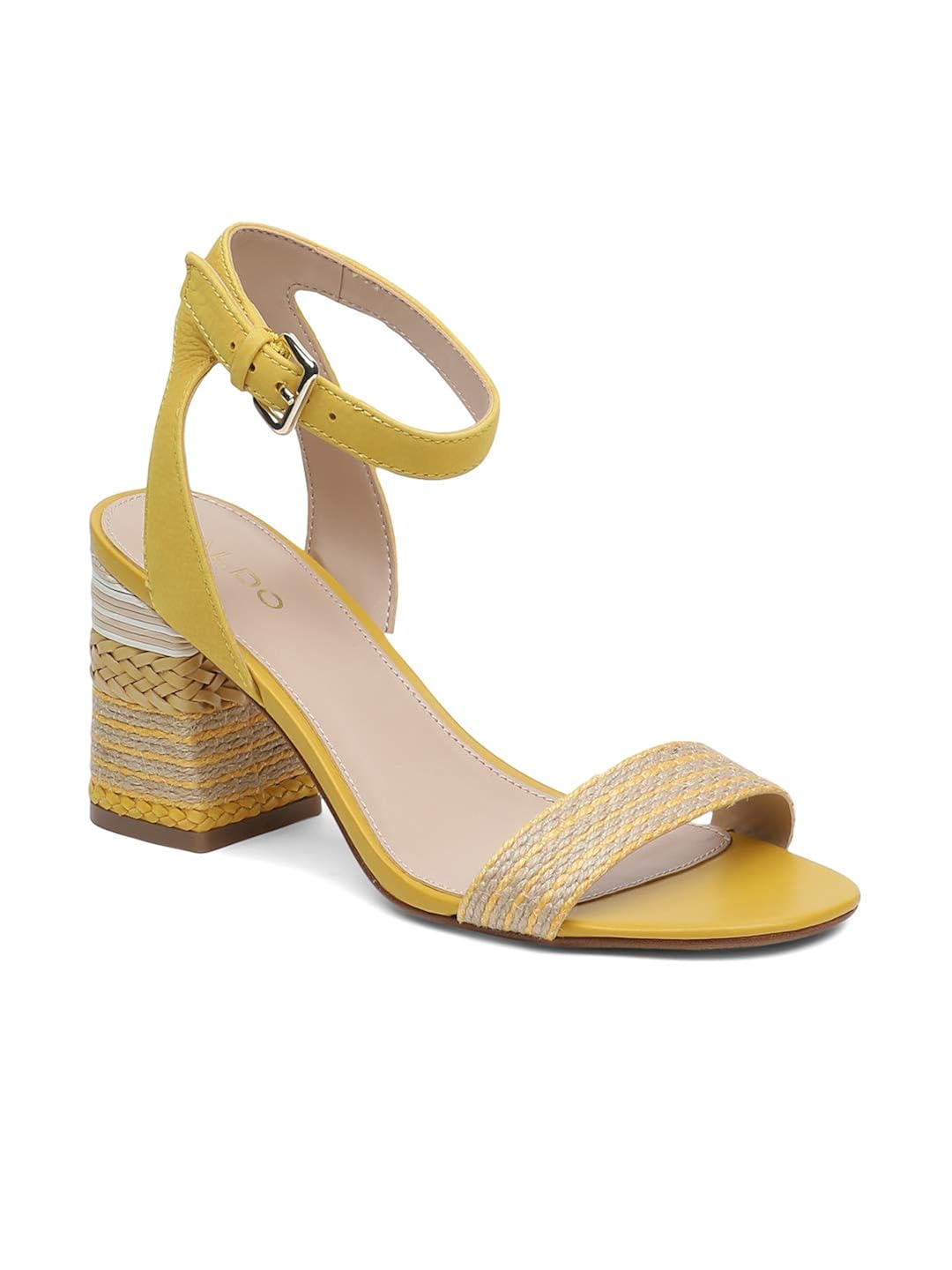 aldo yellow heels