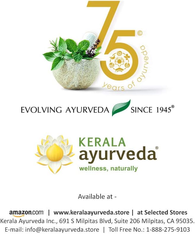 Kerala Ayurveda Eladi Thailam - Ayurvedic Massage Oil for Radiant Body & Healthy Scalp - Moisturizes Dry Skin & Hair, Balances Vata and Kapha, 6.76 Fl Oz: Health & Personal Care