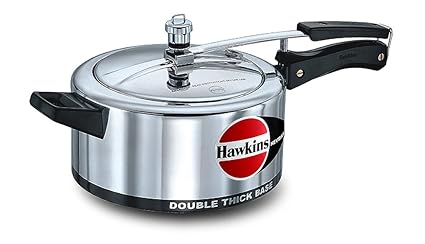 Hawkins Ekobase Aluminum Pressure Cooker, 3.5 Litres