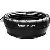 Fotasy Manual EF EF-S Mount Lens to M43 Adapter, EF Mount to MFT, Compatible with Canon EF EFS lense Panasonic G9 GH5 II GX9