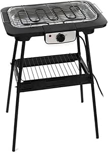 Barbacoa eléctrica de mesa estable eléctrica, barbacoa para balcón