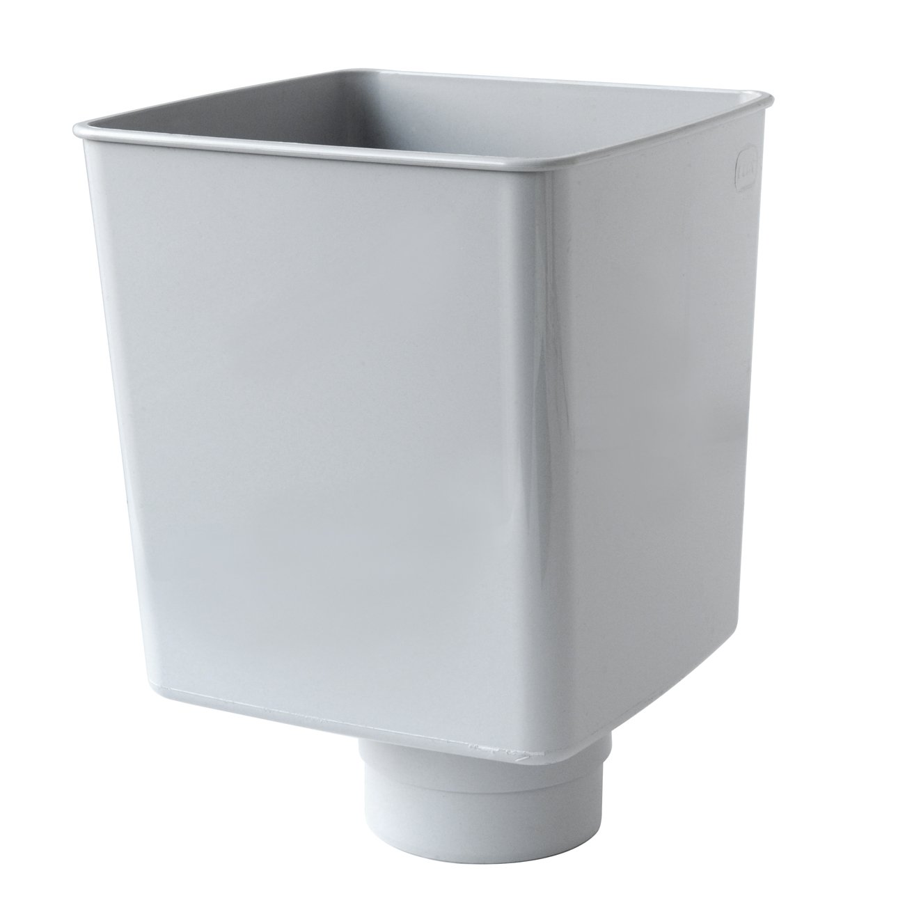 First Plast RCQ100N Square Downpipe Binder, Grey, 100 mm