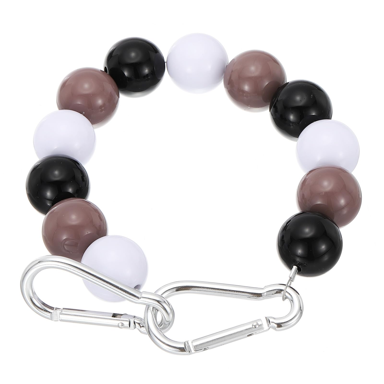 PATIKIL Flagpole Retainer Ring Flag Pole Accessories, Flagpole Mount Ring Accessories Keep Flag Close to Pole with Stainless Steel Cable for Indoor Outdoor, Multicolored, 3"