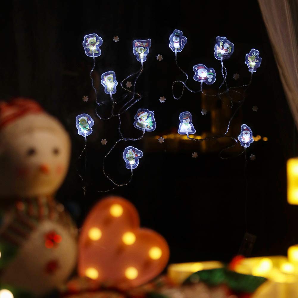 Hapycity Snowflakes Window Clings Led Light Up Window Stickers 16 Pack Festival Decorations With Gold Powder Perfect For Christmas New Year No Battery Baby Decor Fili Com Au