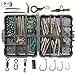 JSHANMEI Carp Fishing Tackle Kit Box Lead Clips/Beads/Hooks/Tubes/Swivels Baiting Terminal Rigs Carp Tackle Box