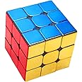 Cuberspeed Cyclone Boys Metallic 3x3 Speed Cube Shiny Cube Mirror Reflective stickerles Puzzle