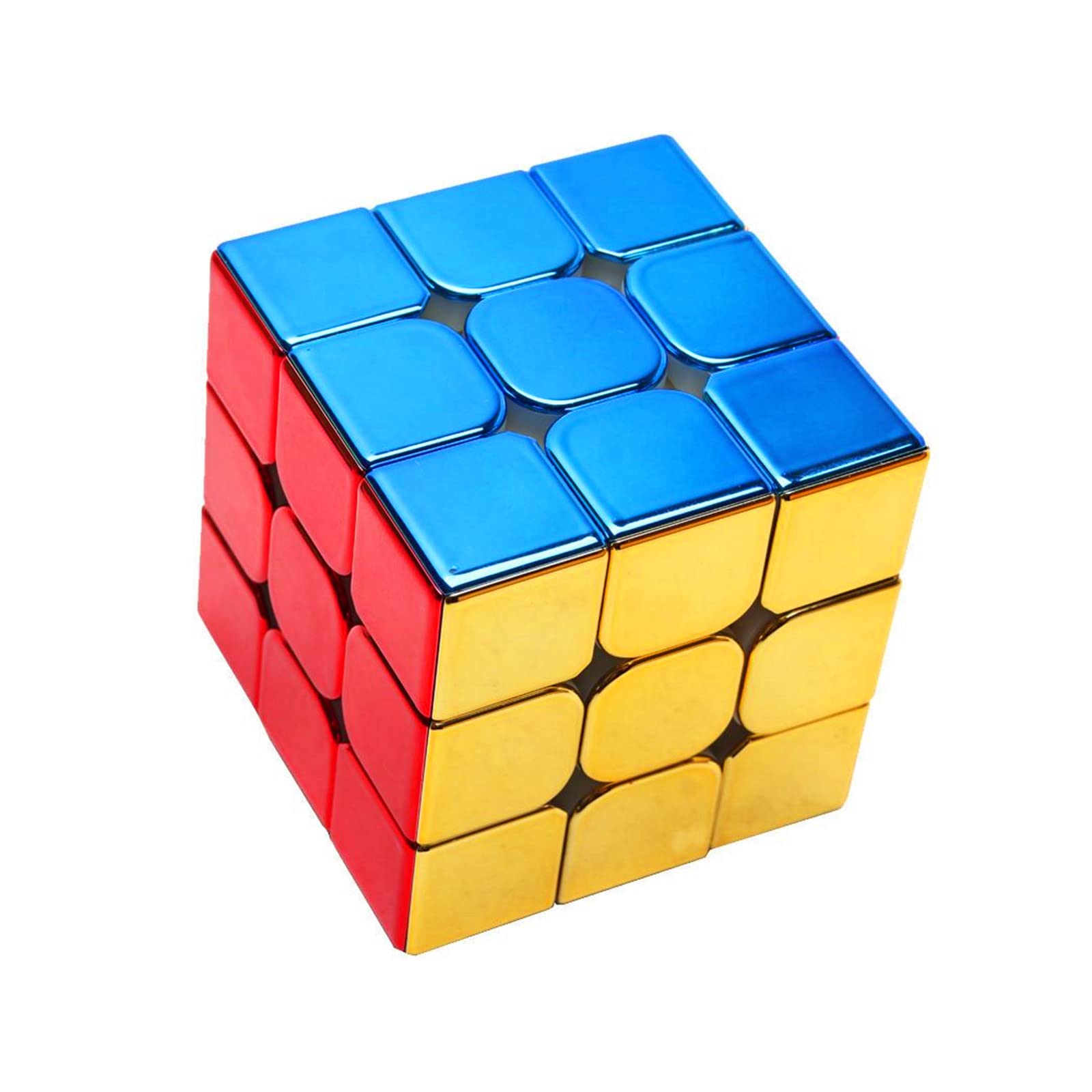 Photo 1 of Cuberspeed Cyclone Boys Metallic 3x3 Speed Cube Shiny Cube Mirror Reflective stickerles Puzzle