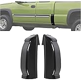 ECOTRIC Pair Cab Corners Compatible with 1999-2007 Chevy Silverado GMC Sierra 4 Dr Crew Cab LH & RH