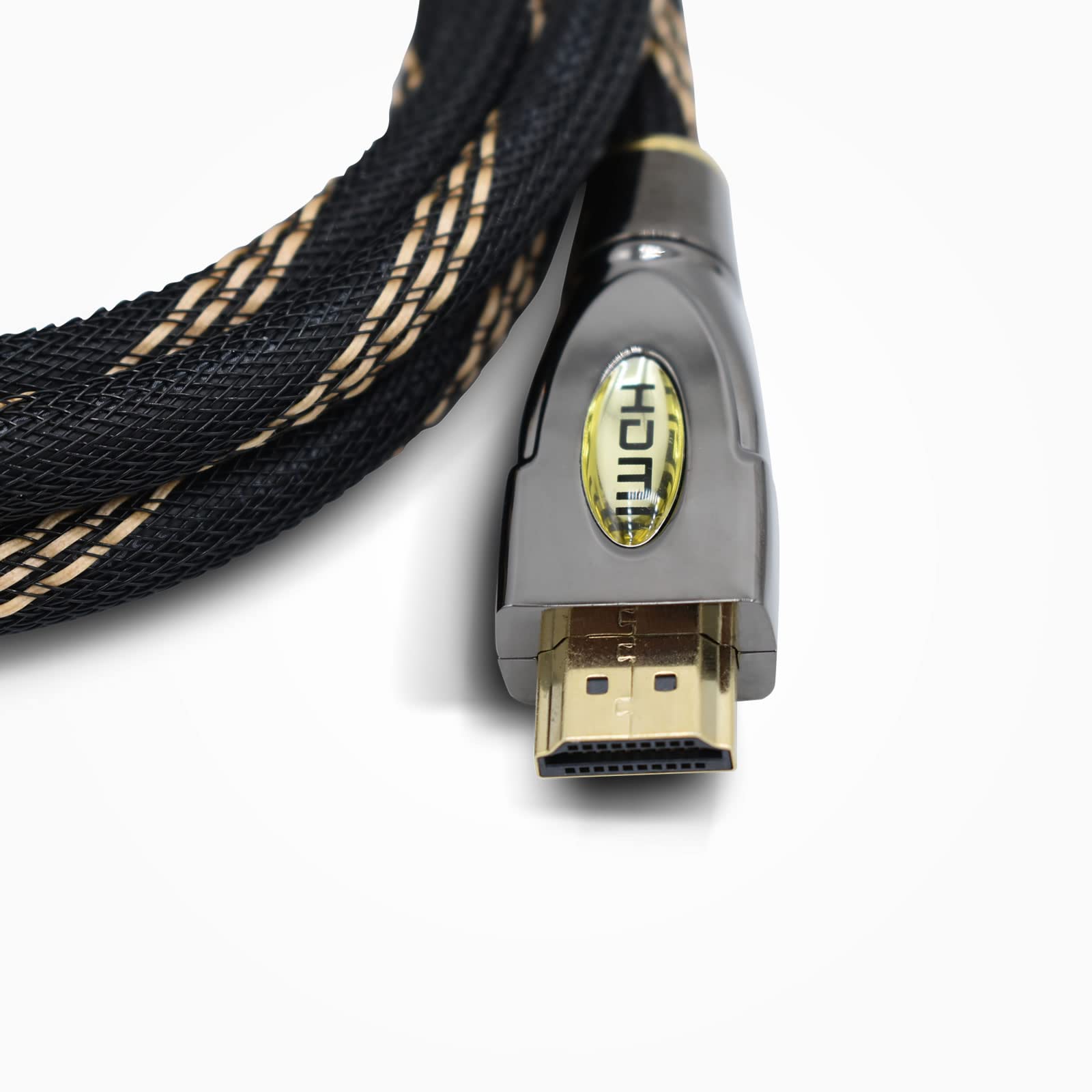 Metre Professional Gold HDMI Cable High Speed Ultra 4K v2.0/1.4a 3D 2160p Compatible with PS4 HD 4K Ultra HD Ethernet Audio Return Dragon Trading (3 metre)