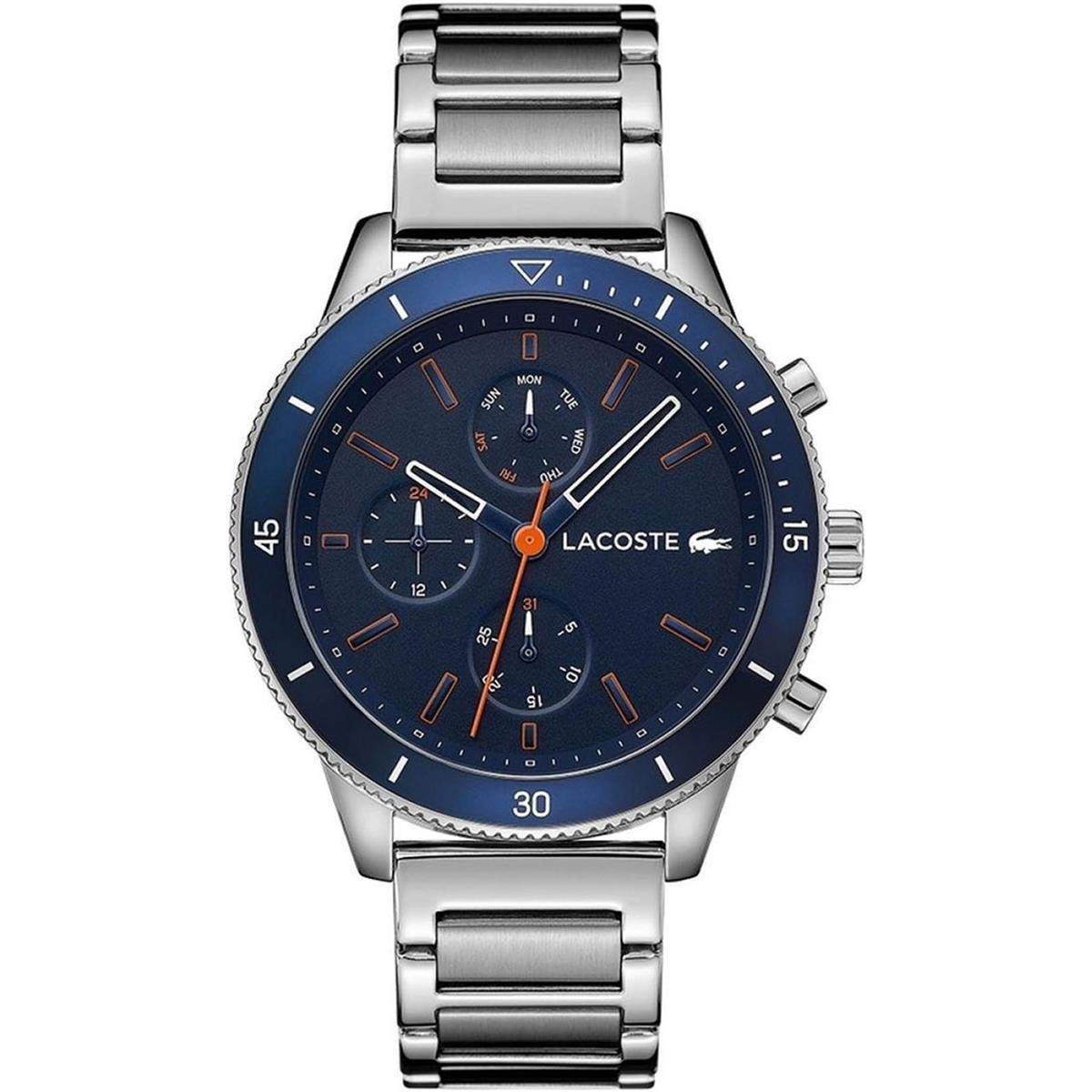 Lacoste Men's Multi dial Quartz Watch with Stainless Steel Strap 2010995