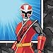 Power Rangers Ninja Steel Party Supplies Pack for 16 Guests - Straws, Dessert Plates, Beverage Napkins, Cups, and Table Cover