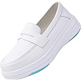 Beita Women's Nurse Shoes Slip On Women's Loafer Shoes Anti Slip Healthcare Work Shoes Lightweight