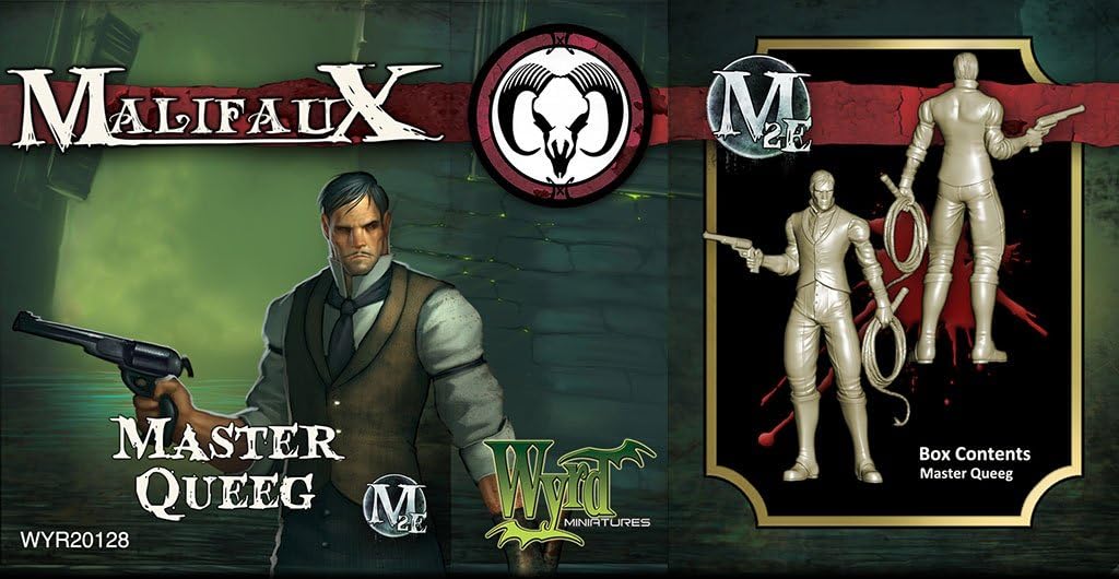 Malifaux 2E The Guild Master Queeg (1 figure, WYR20128)