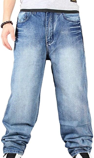 pantaloni di jeans larghi