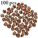 Pine Cones, JUSTDOLIFE 100PCS Christmas Pinecone Ornaments Xmas Tree Ornaments Natural Wood Christmas Tree Decoration Crafts Home Ornament for Home Party Holiday Decor(7 Ounce)