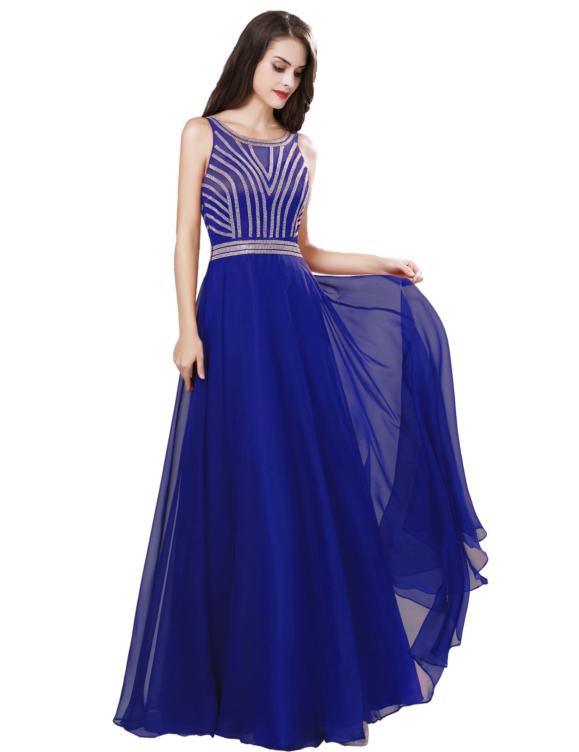 2019 royal blue prom dresses