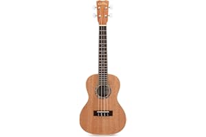 Cordoba 15CM Concert Ukulele - Hand Crafted With Mahogany Top, Back & Sides, Authentic Abalone Rosette & Satin Finish & Premi
