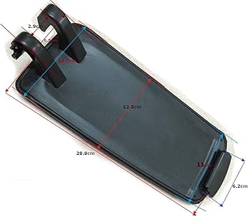 Amazon Com Amoutlet Armrest Cover Lid Black Leatherette For Audi A4 B6 And A4 B7 Automotive