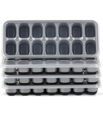 Amazon.com: RETRO ALUMINUM ICE CUBE TRAY (SET OF 2): Metal Ice