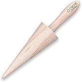 O'Creme Pizzelle Krumkake Cone Mold Roller Beechwood 9.25 Inch | Smooth, durable beechwood construction shapes fresh waffle cones and ice cream cones with ease. Measures 9.25 inches long.