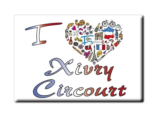 Enjoymagnets XIVRY CIRCOURT Souvenir IMANES DE Nevera Reino Unido ...