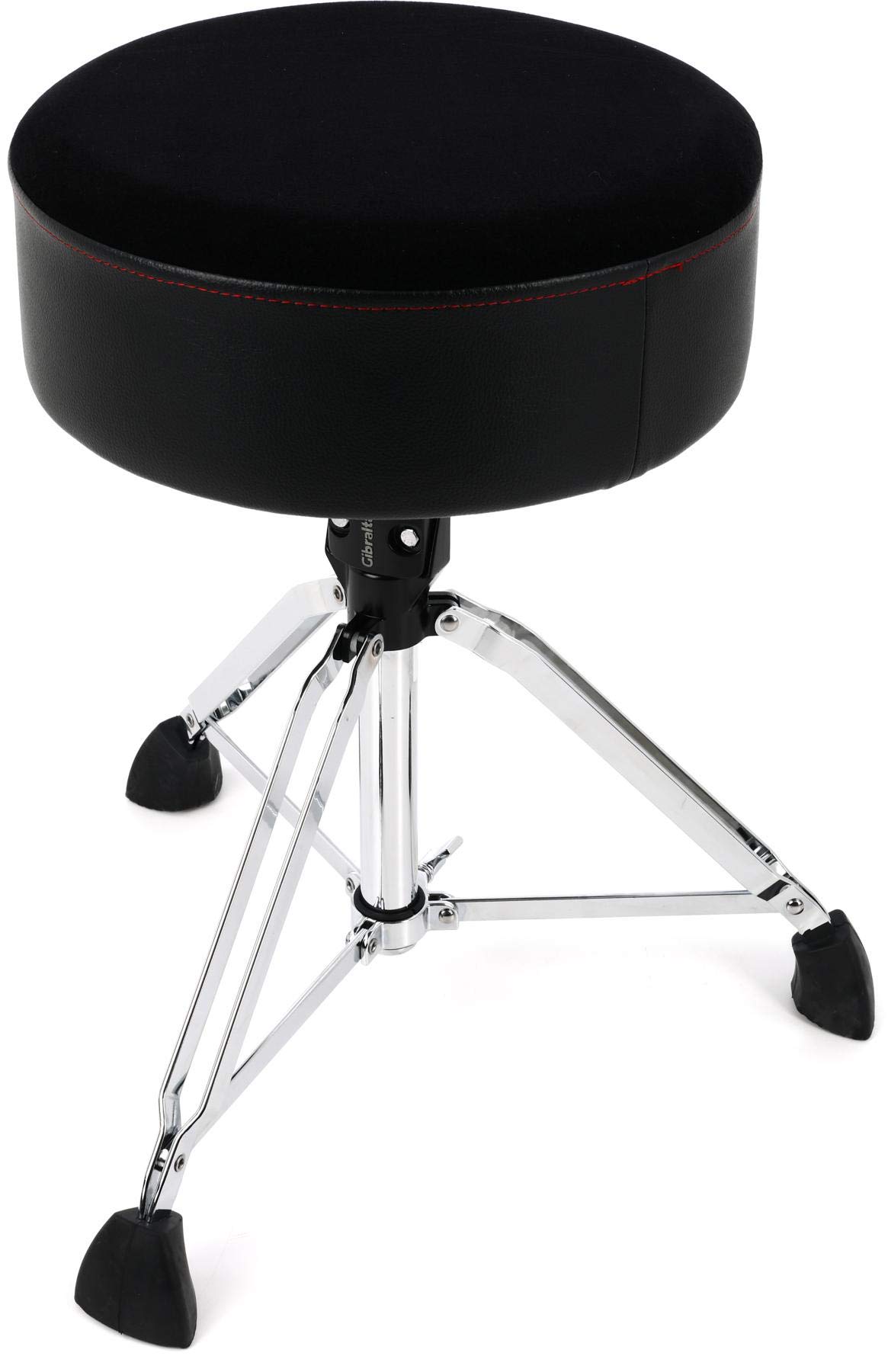 Gibraltar Drum Stool, Drum Stool 9000 Series Round Softy, 9608SFT (Diameter: 35cm, Cordura Material and Vinyl Seat, Super Lock, Tripod Position, 'Super Foot' Rubber Feet) — image 1