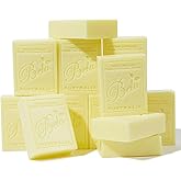 BELA Honeysuckle Soap 3.3 OZ Pack of 12, Long lasting French Triple Milled Bar Soap with Organic Shea Butter, Hand, Face and Body Wash Bar, Made in Australia