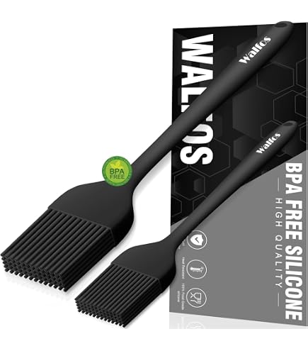 Brosse à Badigeonner Silicone 10cm - Résiste à 230°C - Pour Barbecue Et Cuisson