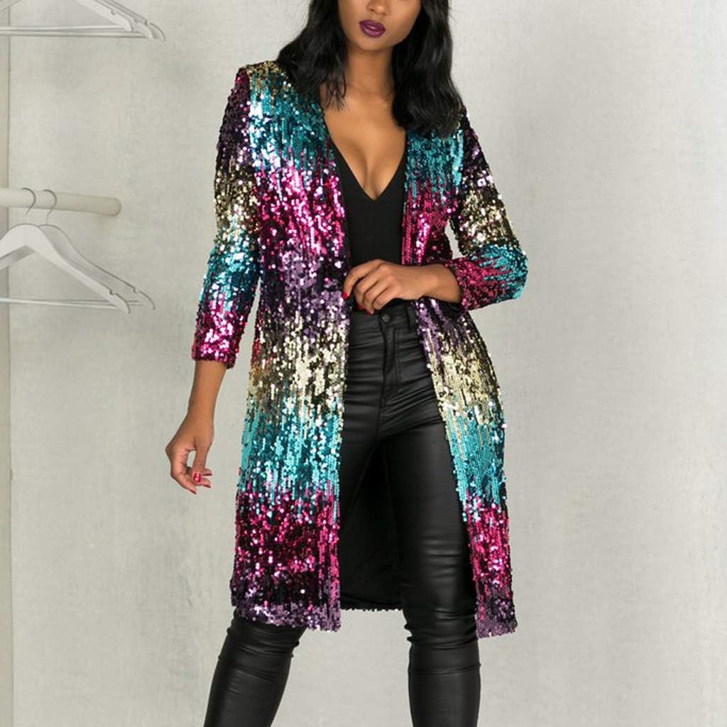 rainbow sequin cardigan