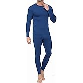 NVbeaut Thermal Underwear for Men Base Layer Long Johns Regular/Tall Top and Bottom Set Pajamas Cold Weather Winter Clothes