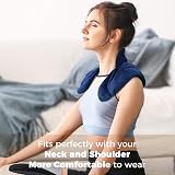 Aroma Season Microwave Heat Pad Neck Shoulders Blue view 6