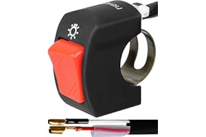Belinous 7/8" Handlebar Switch for Motorcycle, ATV, etc, Waterproof Motorcycle Toggle Switch for Lights, Easy-to-Mount On-Off