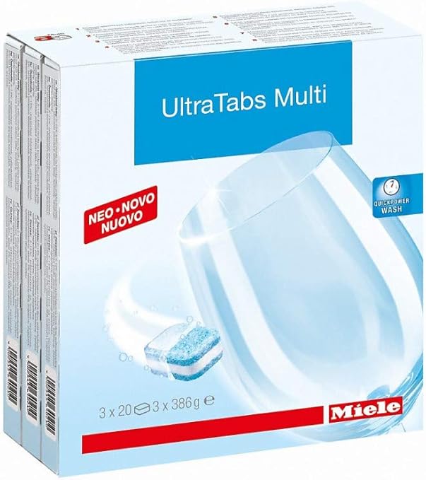 Miele Gs Cl 0604 T Ultratabs Multi 3 X 20 Tabs Amazon Co Uk Large Appliances