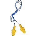 3M E-A-R UltraFit Corded Ear Plugs 340-4004, 100-Pair, Yellow, Poly Bag 3404004