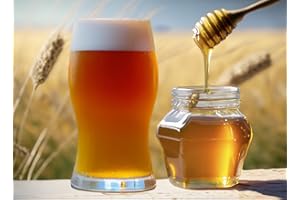 BOOMCHUGALUG Bee-Line Honey Wheat, Beer Making Extract Kit