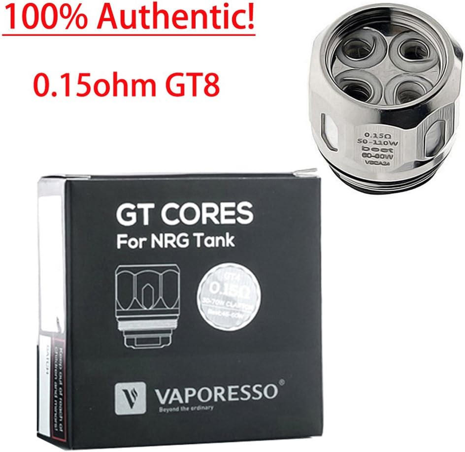 Authentic (3pcs) GT8 0.15 COIĹs For Ṽäporesso NRG Ţänk ReṼengeř Kït