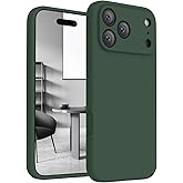 FireNova Magnetic for iPhone 17 Pro Case, Compatible with MagSafe, [Integrated Silicone Camera Control Button] [Camera Protection] Anti-Scratch Microfiber Lining Phone Case, 6.3", Alpine Green